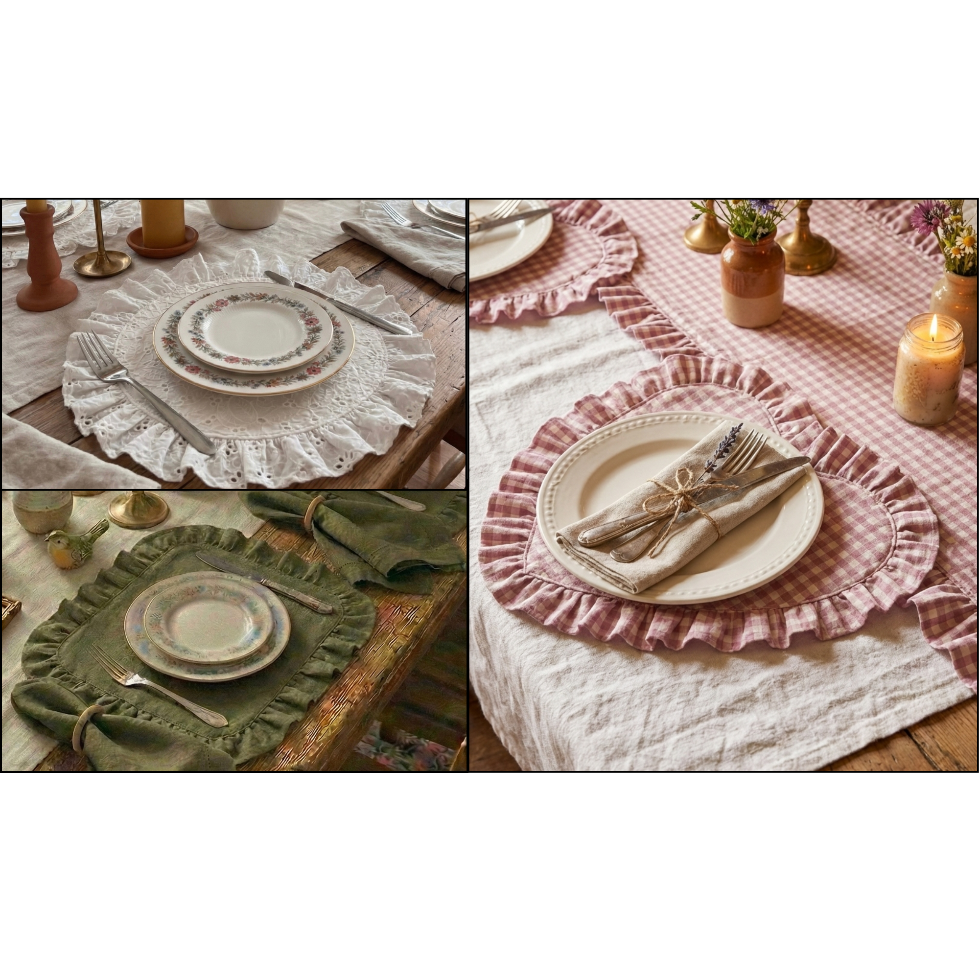 Cottagecore Placemat Sewing Pattern Bundle