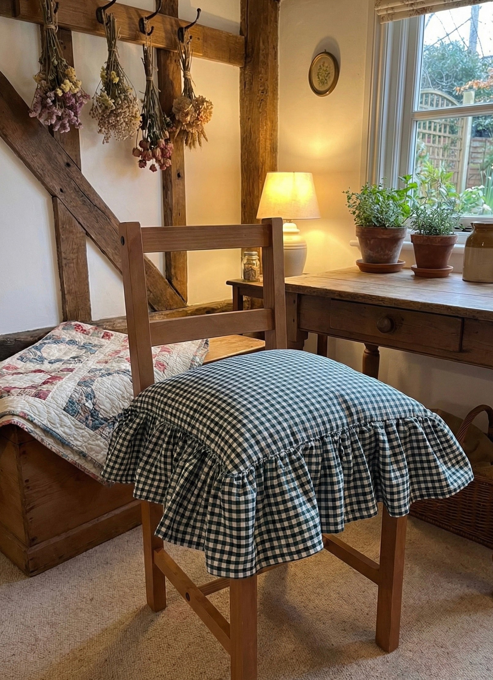 Frilled Cushion Sewing Pattern - Beginner