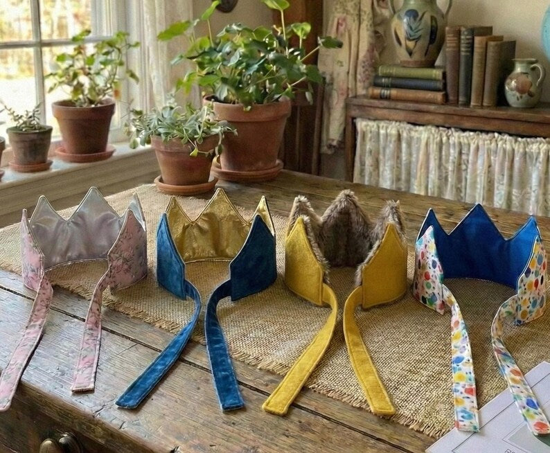 Reversible Fabric Crown Sewing Pattern - Practiced Beginner
