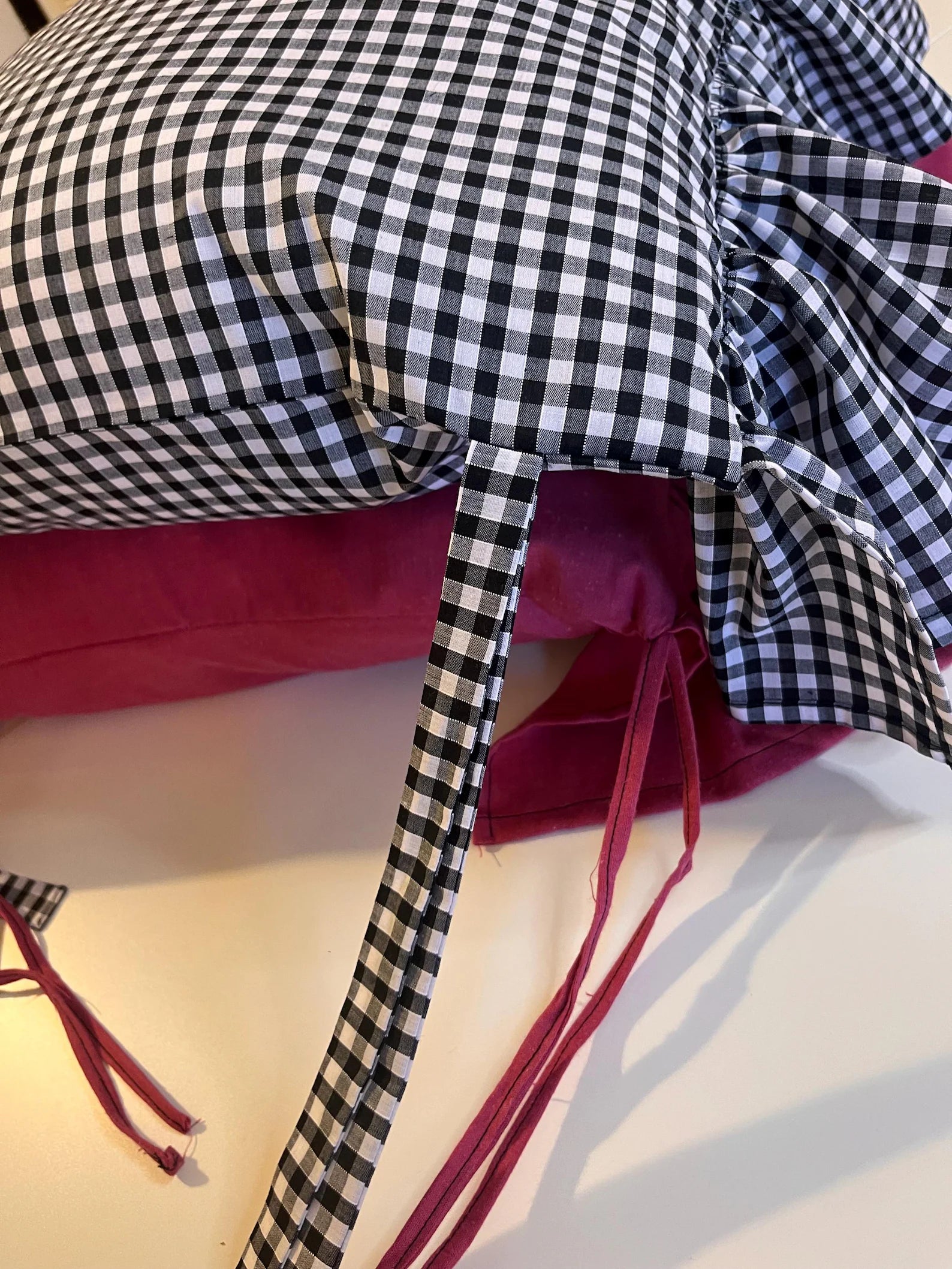 Frilled Cushion Sewing Pattern - Beginner