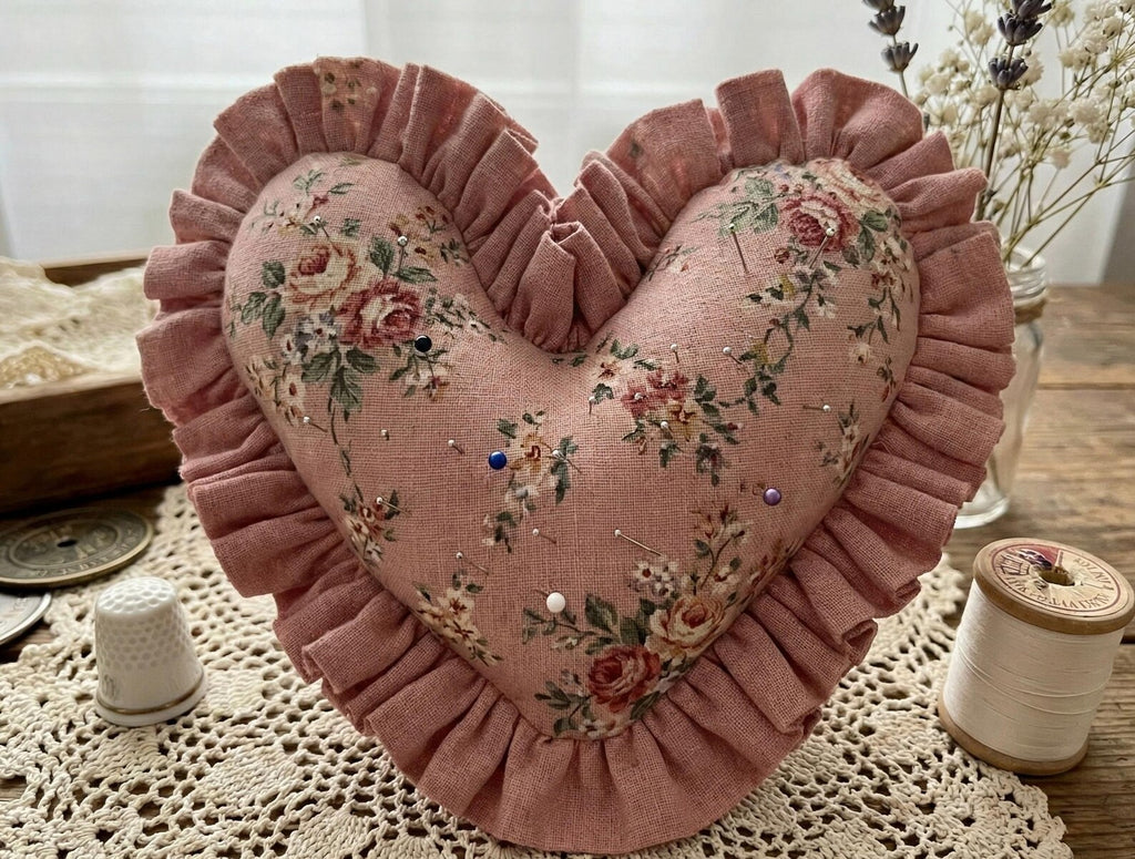 Heart Pin Cushion Sewing Pattern
