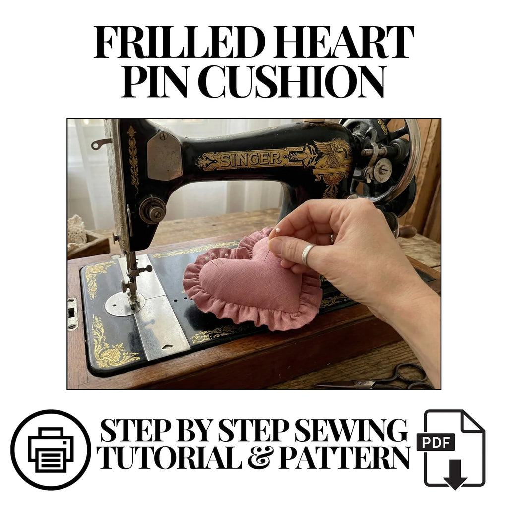 Heart Pin Cushion Sewing Pattern