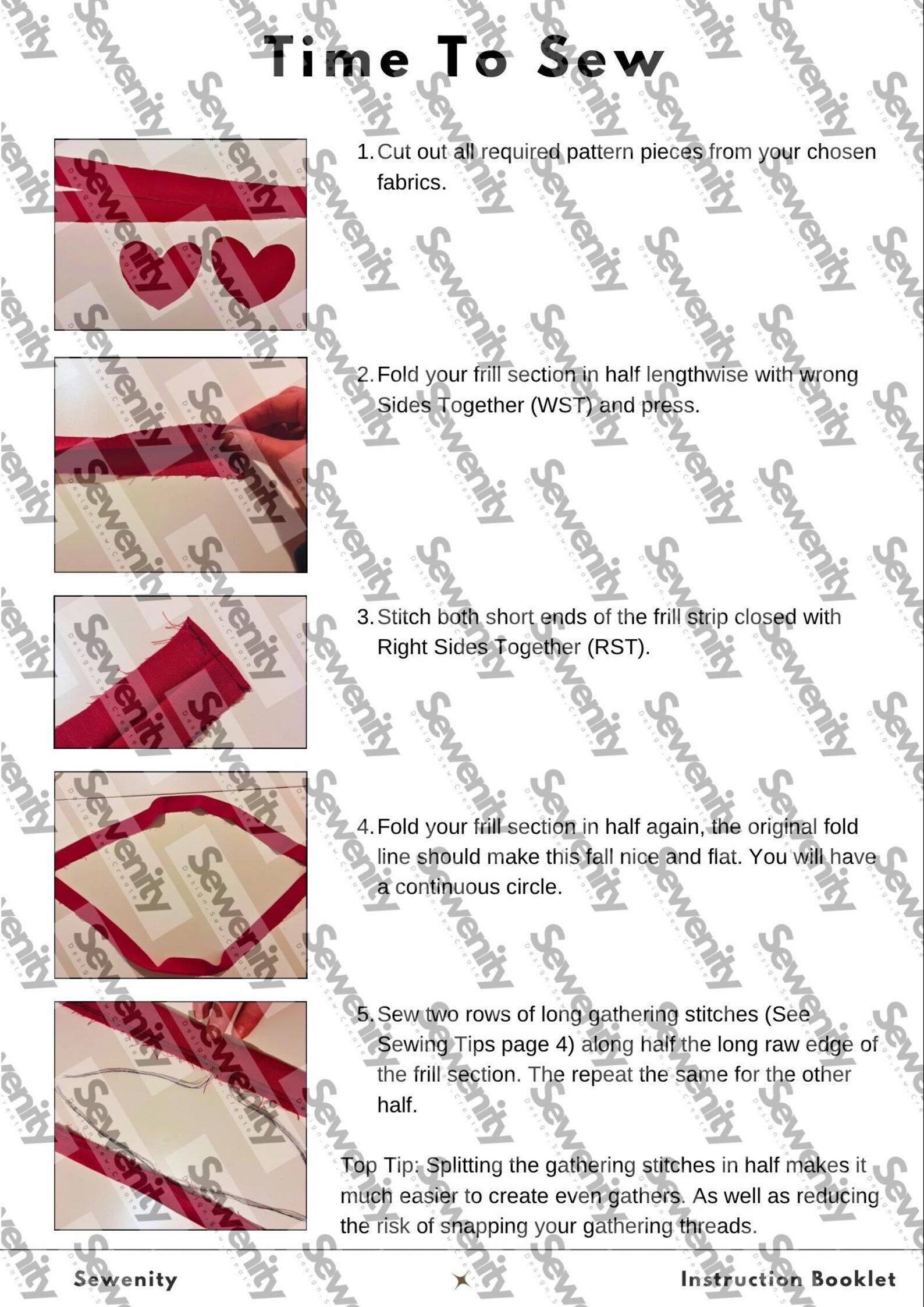 Heart Pin Cushion Sewing Pattern